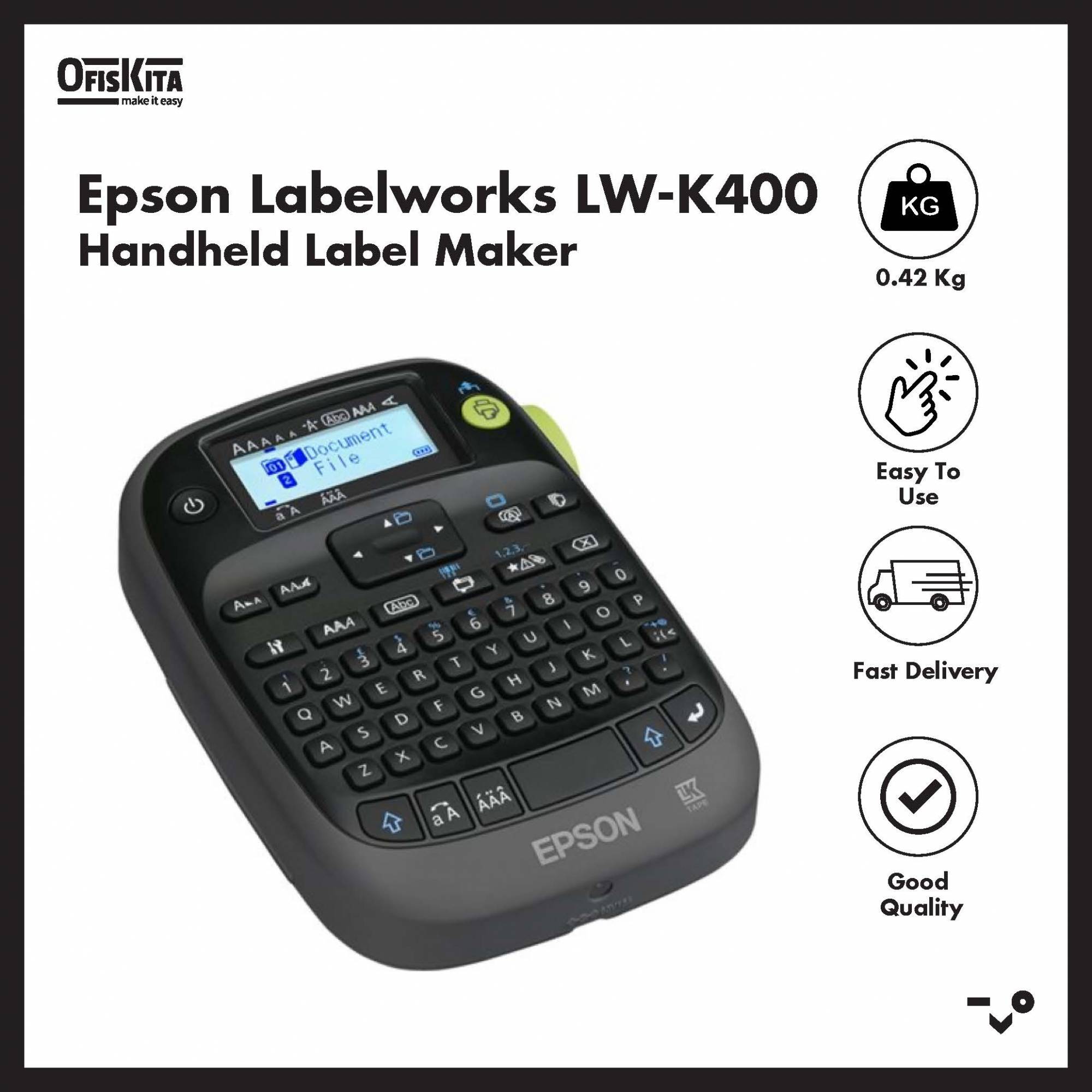 Ofiskita Epson LabelWorks LWK400 Label Printer