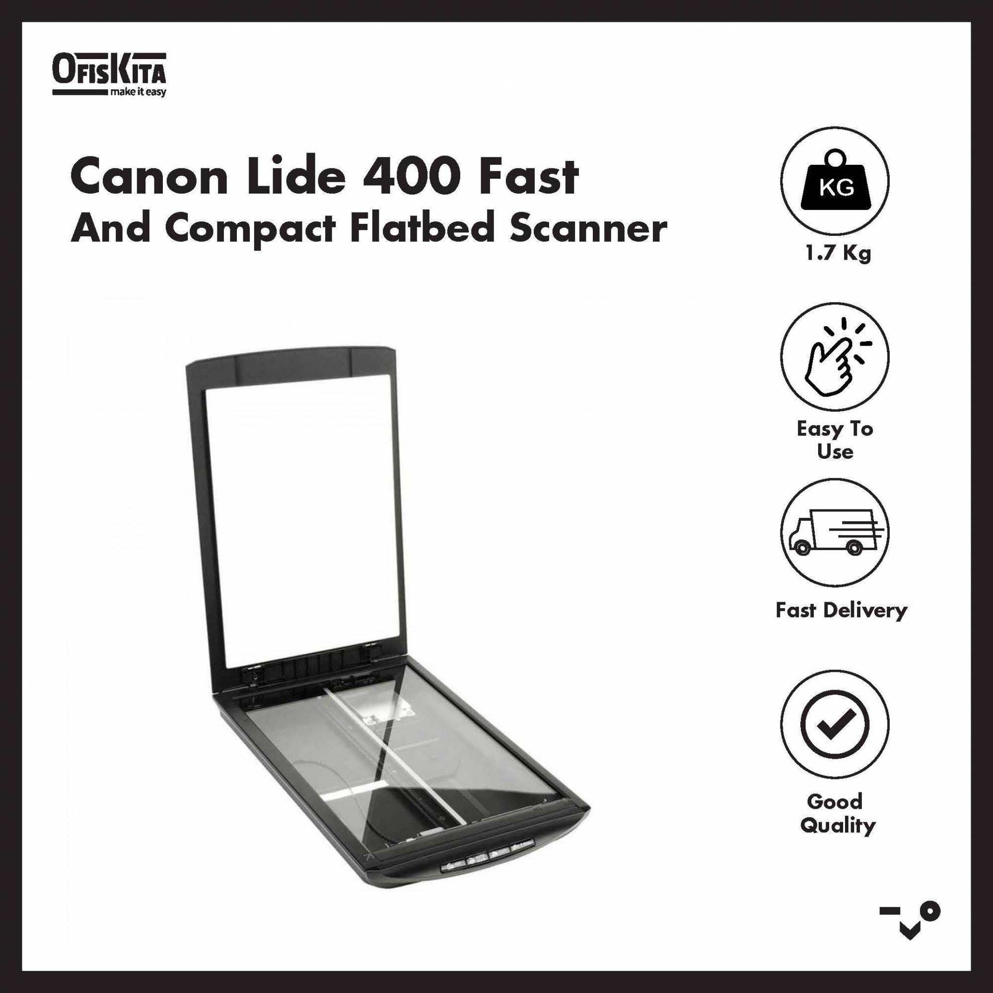 CANON LiDE 400 FAST AND COMPACT FLATBED SCANNER