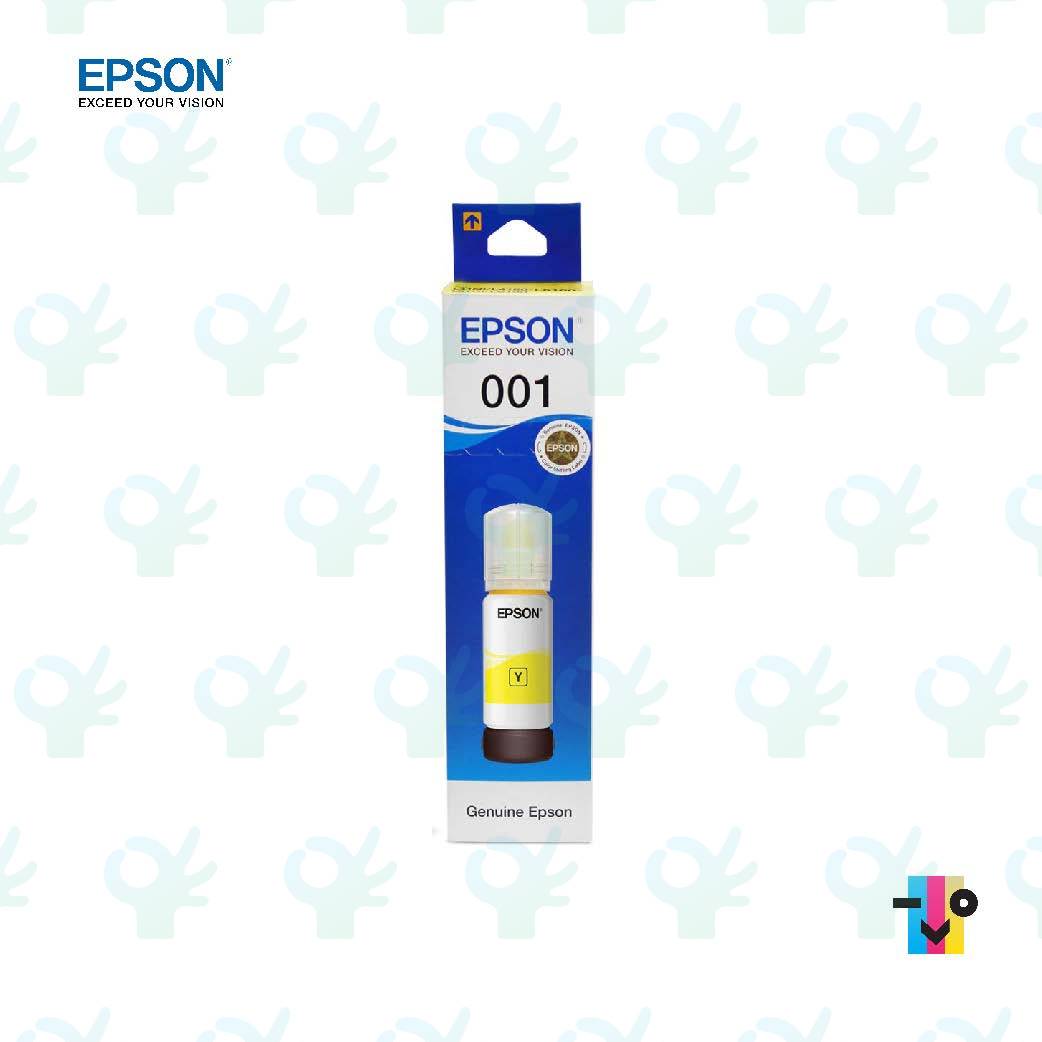 Epson Ink Bottle 001 (Y100/Y200/Y300/Y400) Black/Cyan/Magenta/Yellow