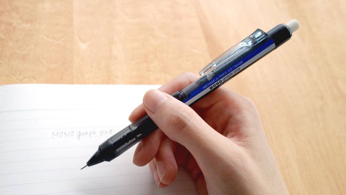 Tombow “Mono Graph One” Mechanical Pencil 0.5MM (Standard/Blue/Lime/Pink/White/Black)
