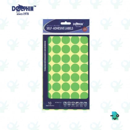 Ofiskita | Dolphin Self-adhesive Label (Yellow/ Red/ Orange ...