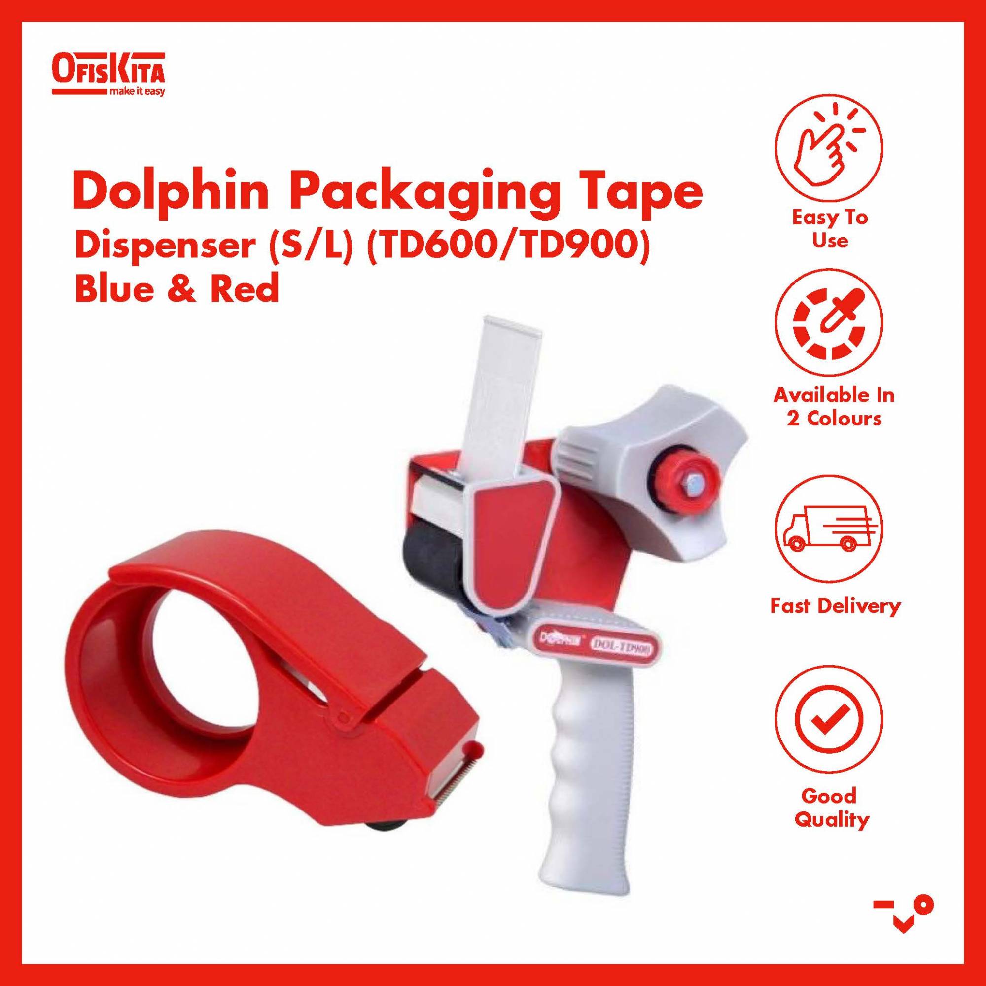 Ofiskita Dolphin Packaging Tape Dispenser
