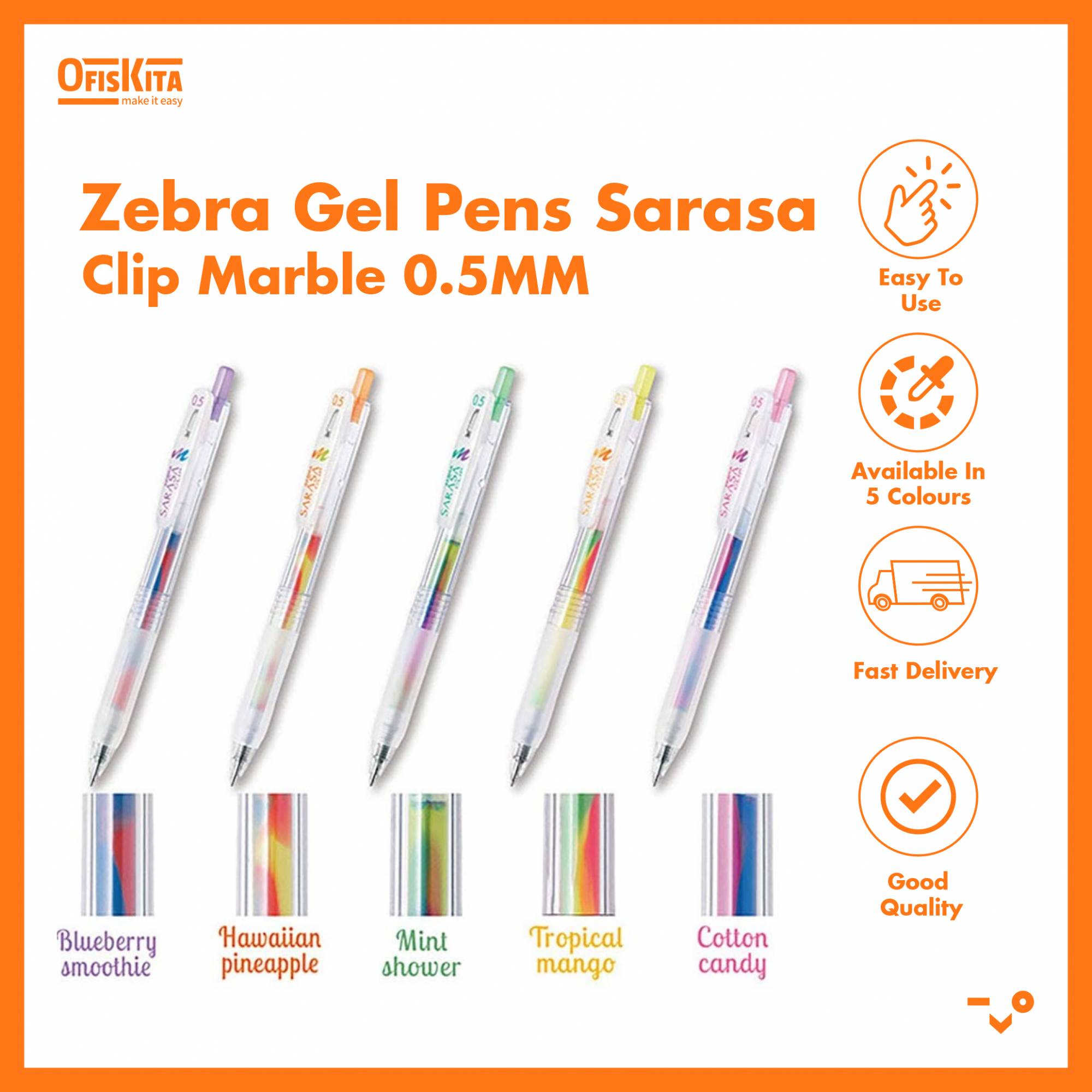 Zebra Gel Pens Sarasa Clip Marble 0.5MM