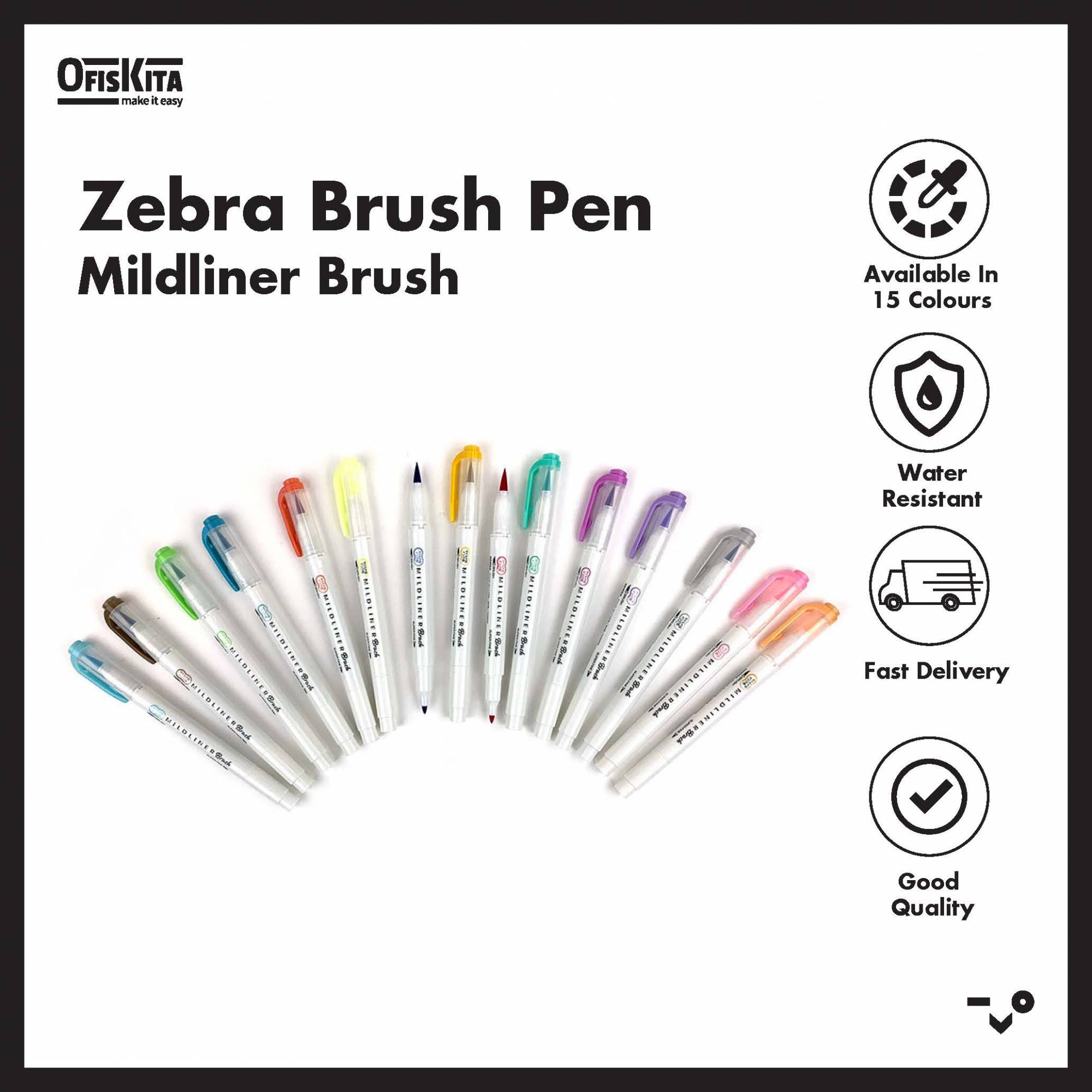 Zebra Brush Pen Mildliner Brush