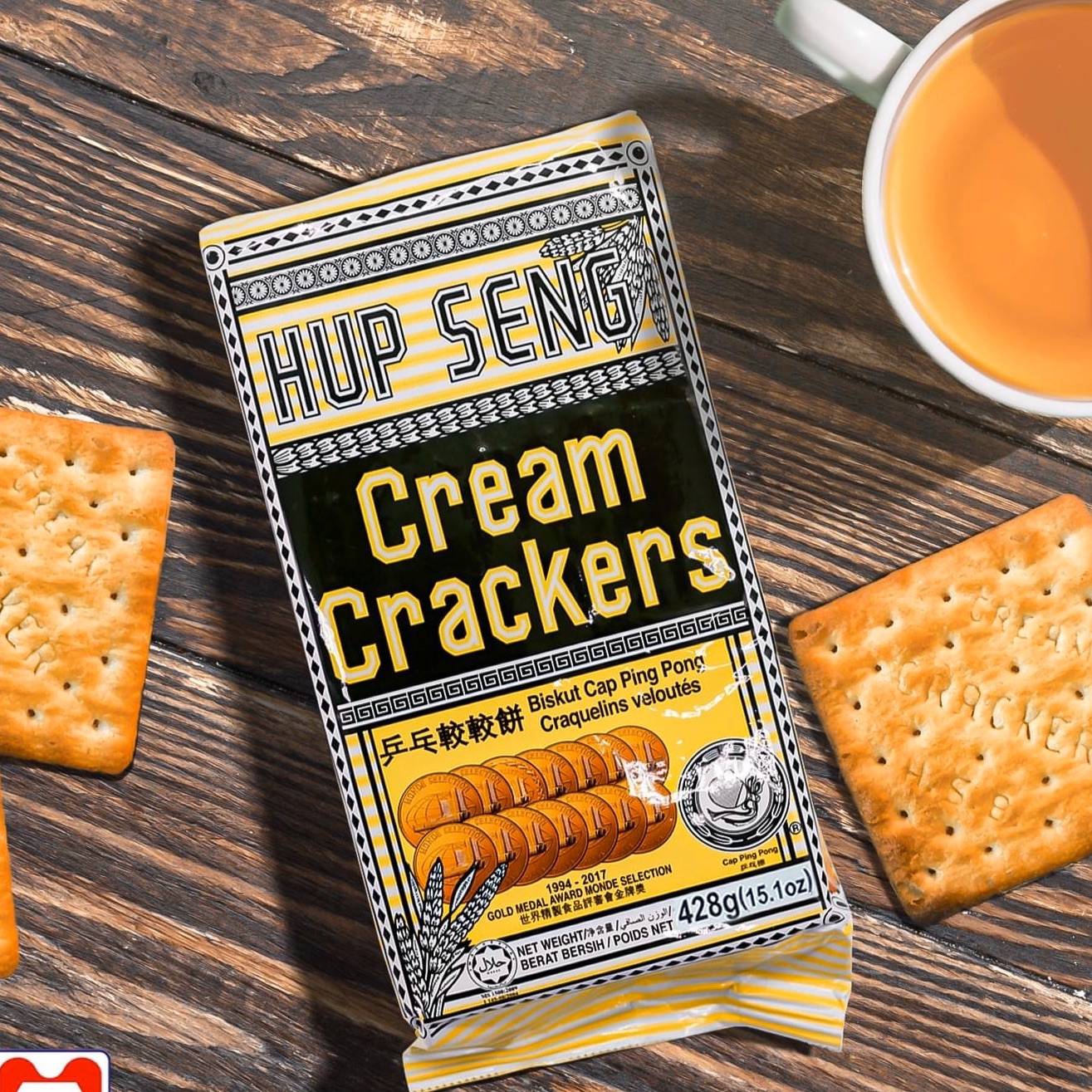 Ofiskita Hup Seng Ping Pong Cream Crackers 428G