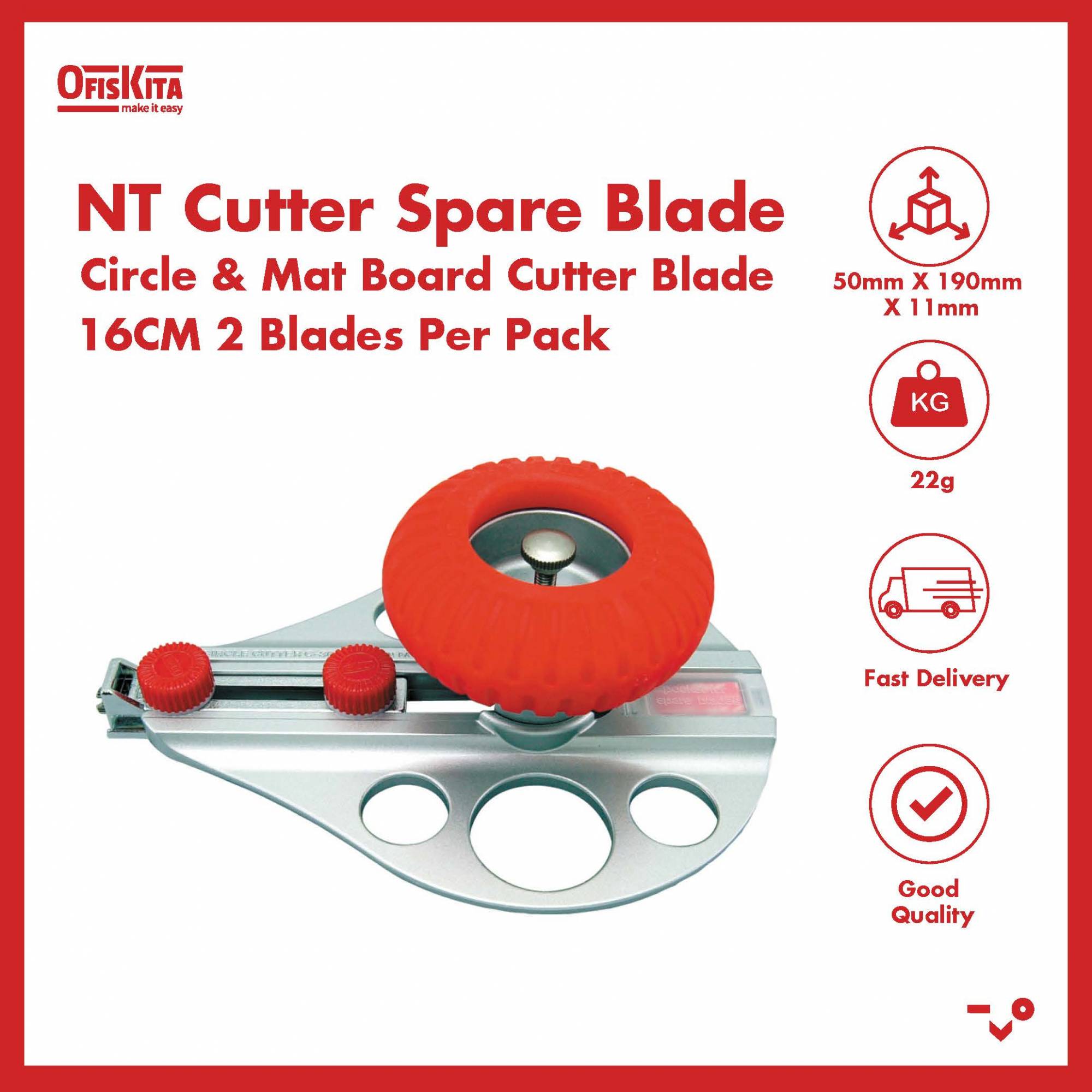 Ofiskita NT Cutter Spare Blade Circle & Mat Board Cutter Blade (For C