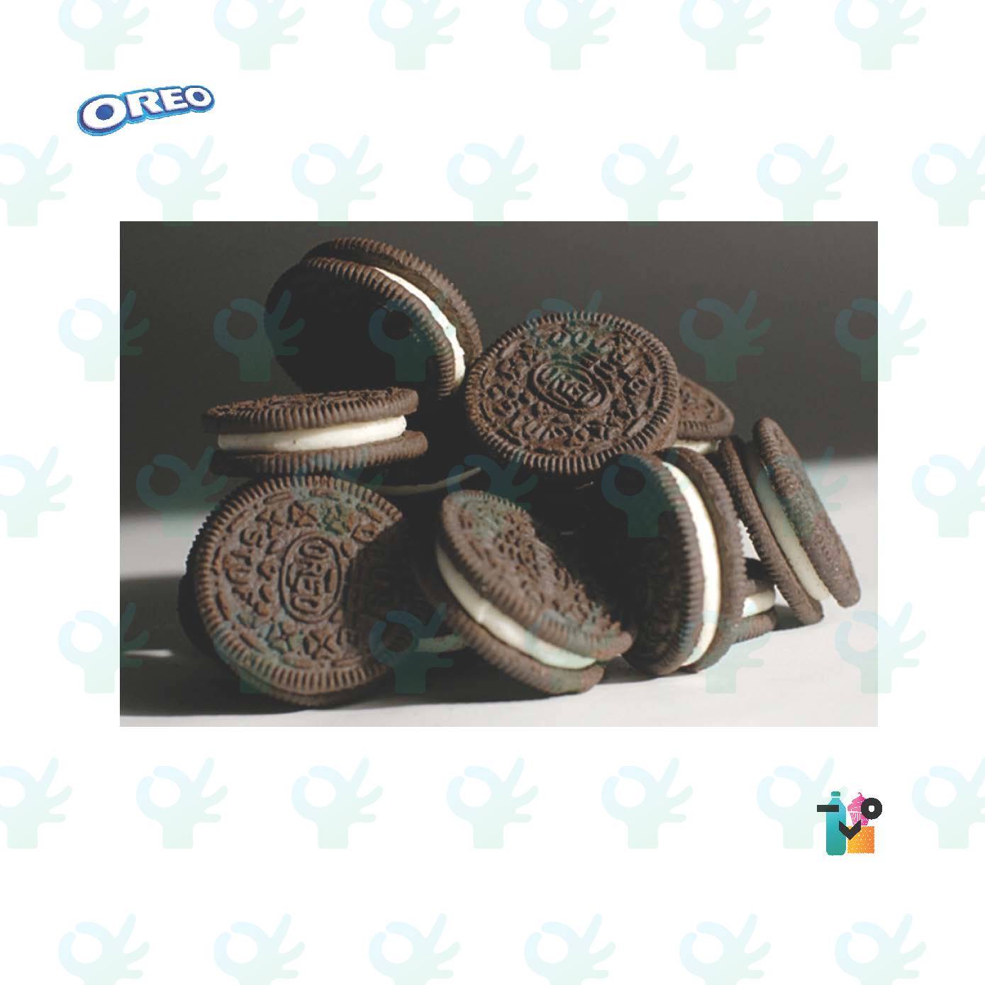 Oreo Double Stuf Chocolate Sandwich Cookies with Vanilla Flavoured Cream  135.3g