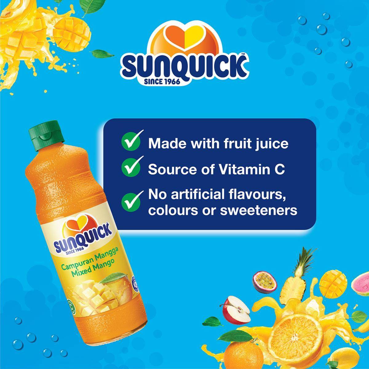 Ofiskita Sunquick Mango Fruit Drink Base 840ML