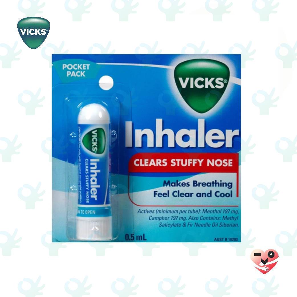 Ofiskita Vicks Inhaler Clears Stuffy Nose Camphor Menthol 0 5ml