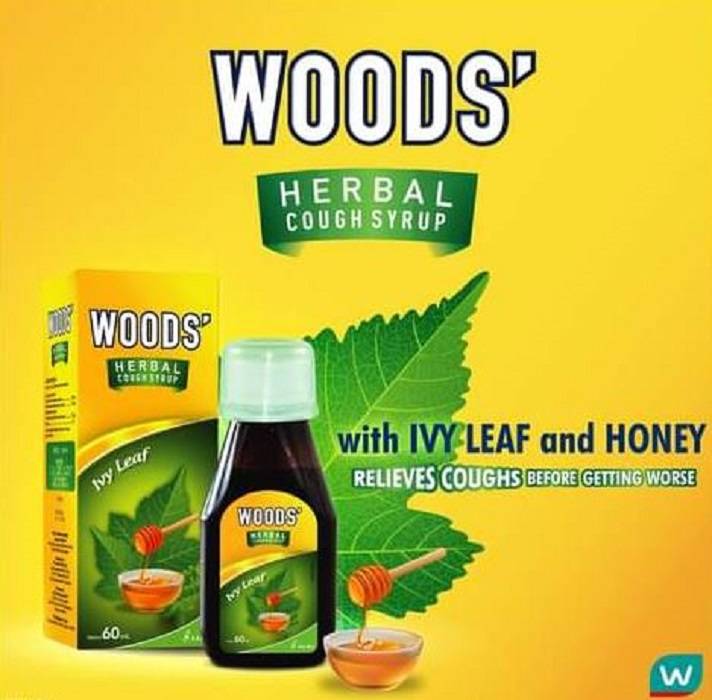 Ofiskita Wood's Herbal Cough Syrup Ivy Leaf 60ML