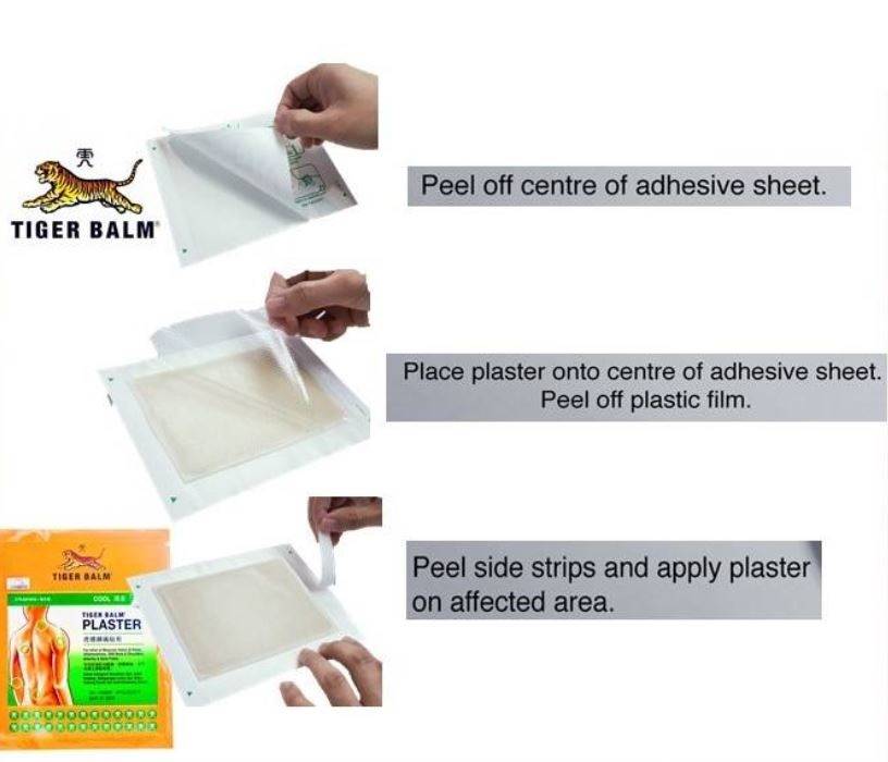 Ofiskita | Tiger Balm Plaster Cool 2 Pcs (Pack Small / Large)