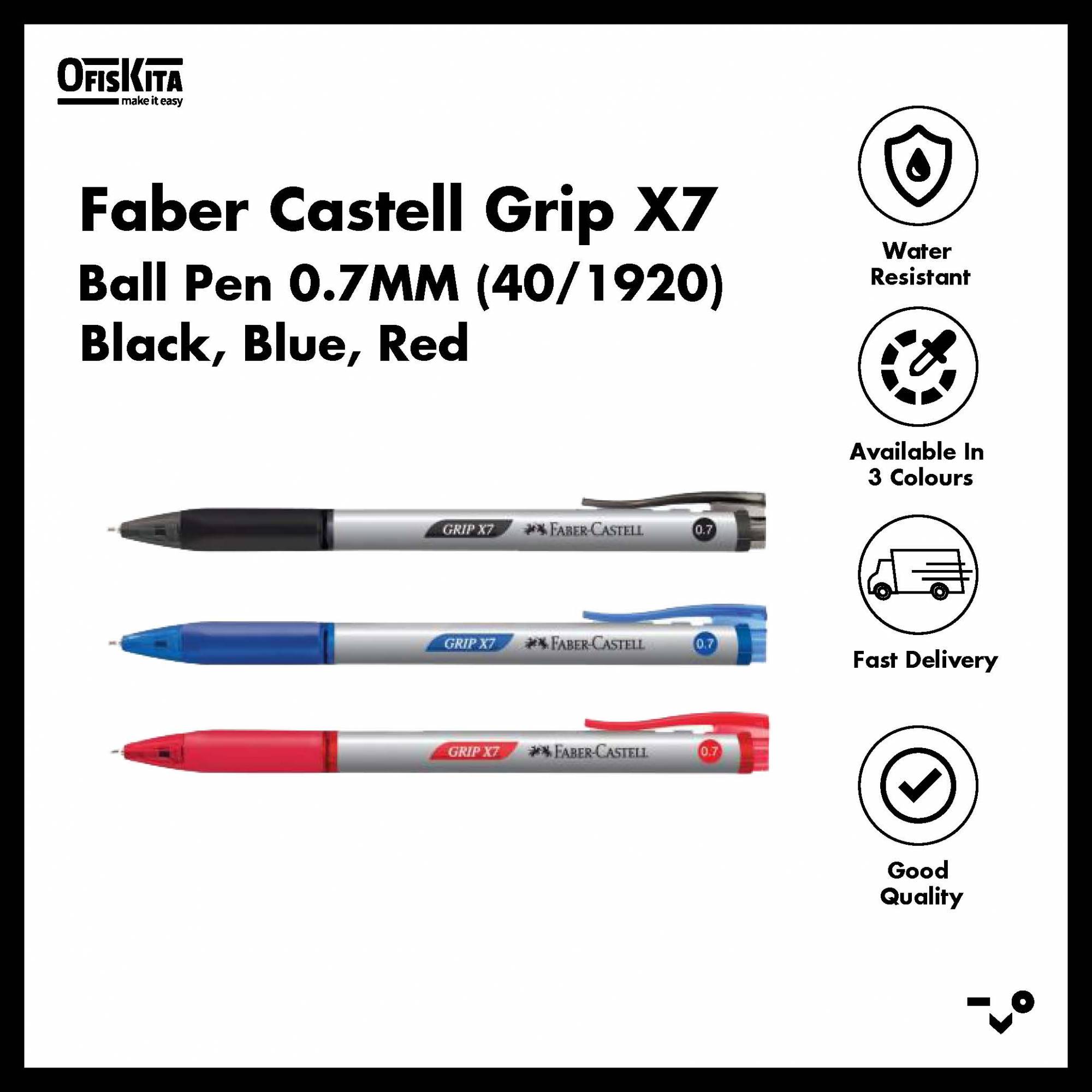 Ofiskita Faber Castell Grip X7 Ball Pen 0.7MM (40/1920)