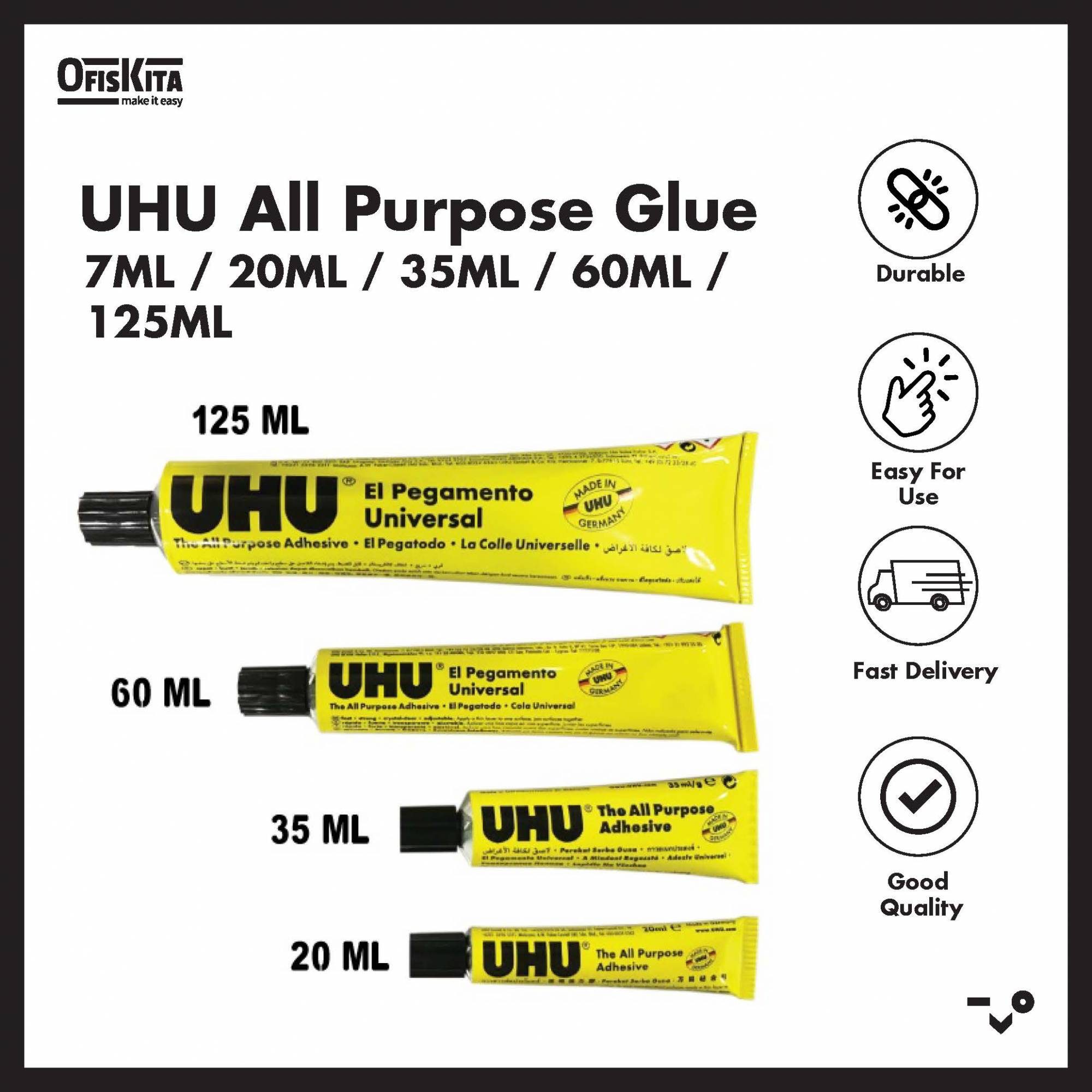 Ofiskita UHU All Purpose Glue 7ML / 20ML / 35ML / 60ML / 125ML