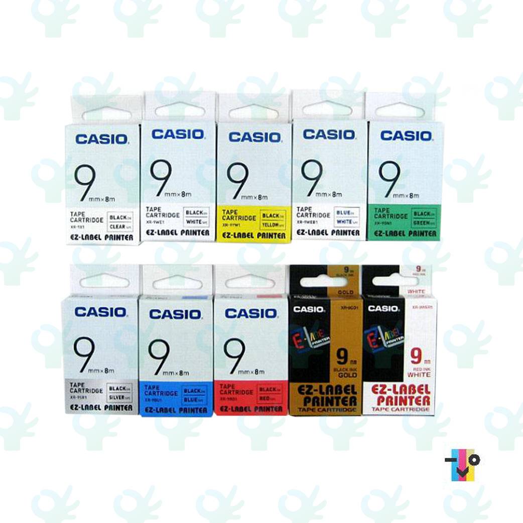 Ofiskita Casio EZ Label Tape Cartridge 9mm X 8mm (XR-9)