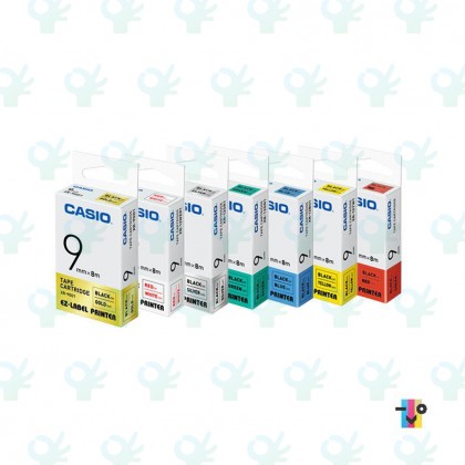 Ofiskita | Casio EZ - Label Tape Cartridge 9mm X 8mm (XR-9)