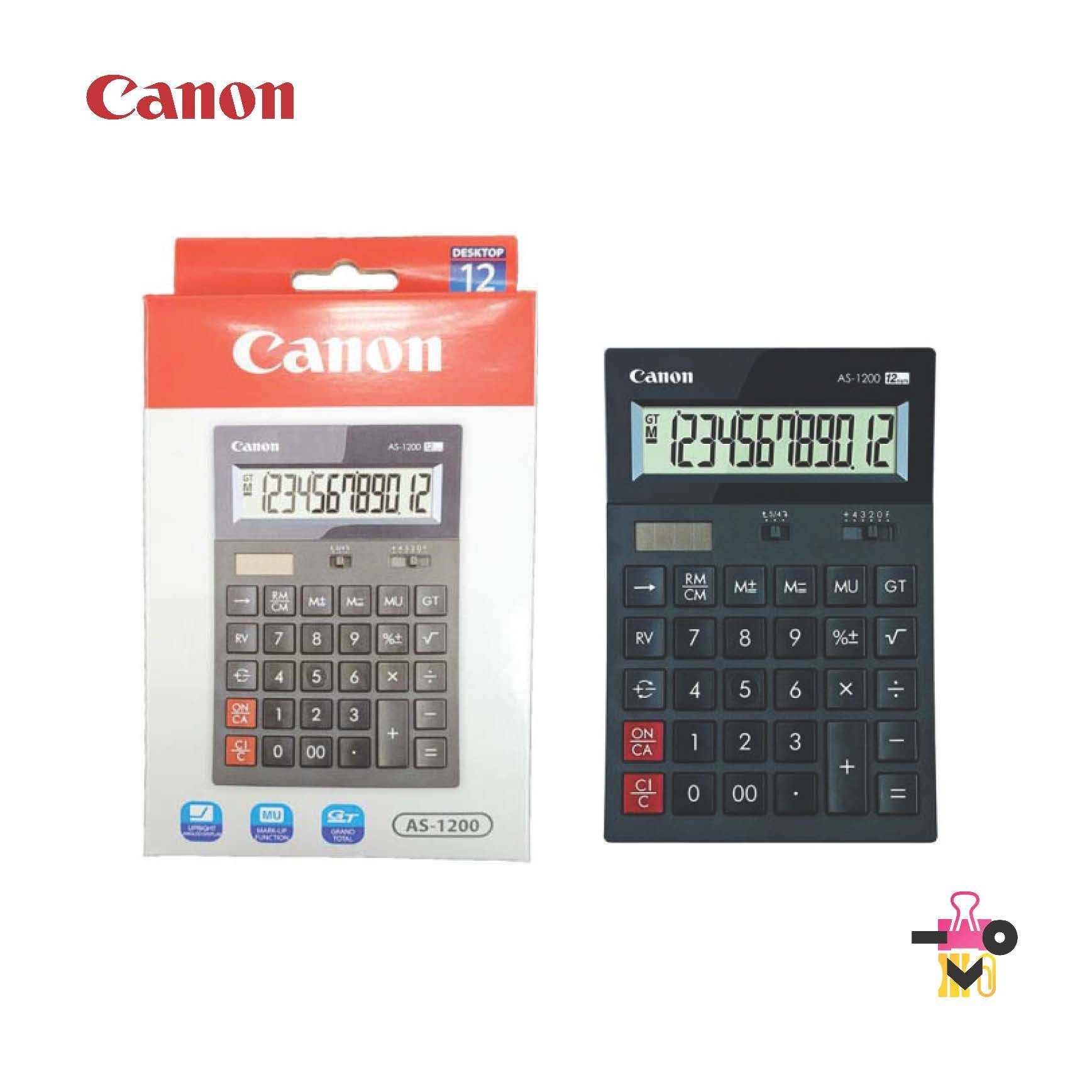 Ofiskita Canon Desktop Calculator 12 Digits (AS1200)