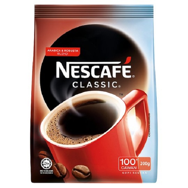 Ofiskita Nescafe Classic Refill Pack 200G with 100 CUPS