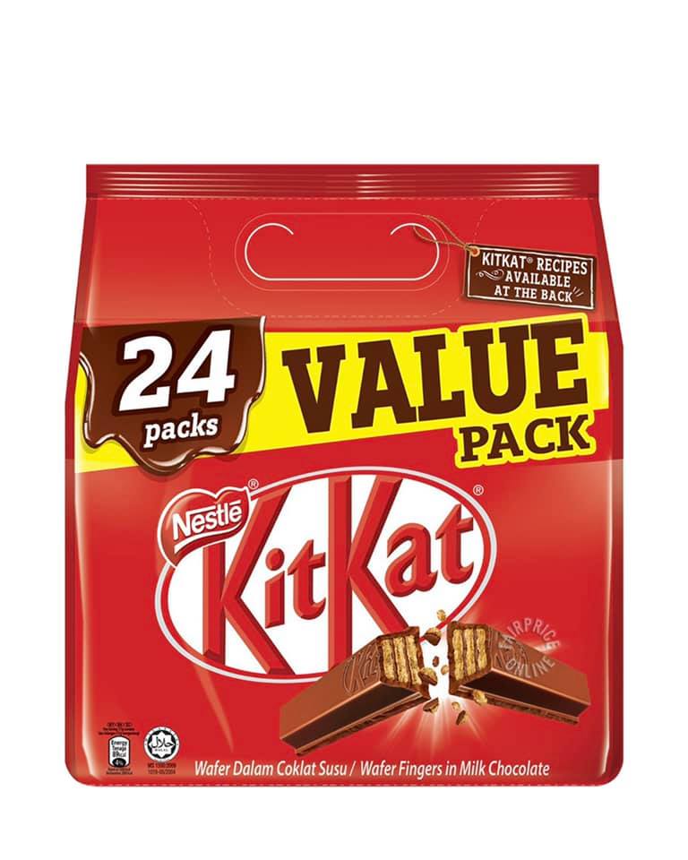 Ofiskita Nestle KitKat 24 Packs Value Pack Share Bag 24pcs x 17g